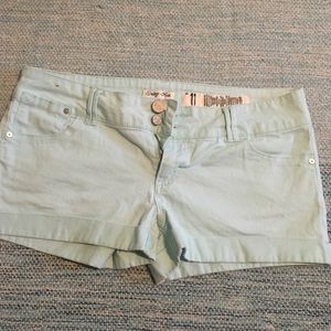 ⭐️Mint jean shorts⭐️